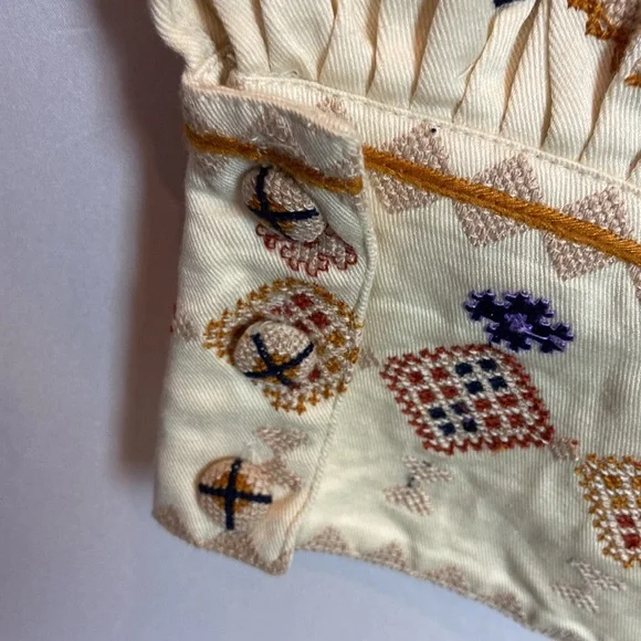 Ulla Johnson Safa Trousers Embroidered Pants Harem Style - Picture 6 of 10